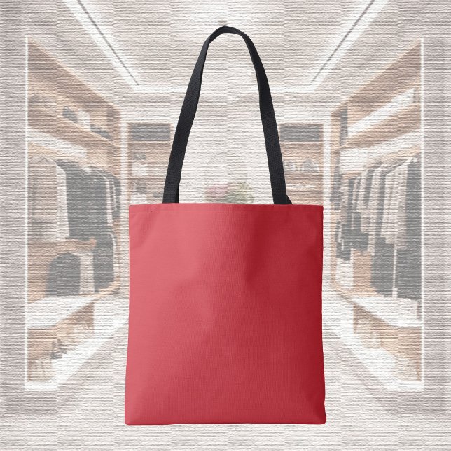 Couleur de tendance - Sac fourre-tout rouge vif (Créateur téléchargé)
