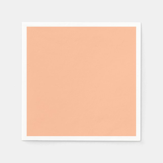 Couleur de tendance - Serviettes en papier de pêch (Devant)
