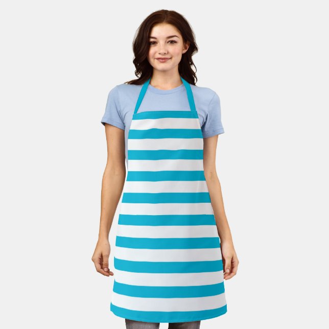 Couleur de tendance - Tablier Cyan Vivid (Porté)