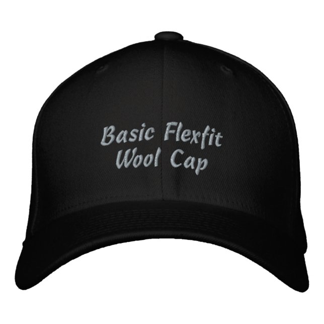Couleur de texte Snomoon personnalisé Casquette en (Devant)