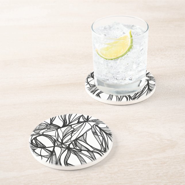 Couleur de votre propre Dessous de verre circulair (Côté)