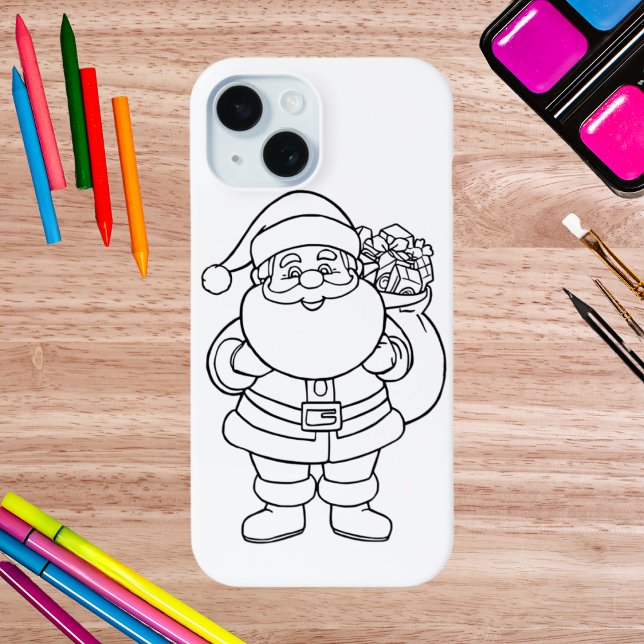Couleur de votre propre Père Noël iPhone / coque i (Créateur téléchargé)