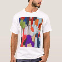 Couleur d'huile sur t-shirt