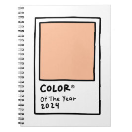 Couleur du Carnet de carte Peach Fuzz 2024
