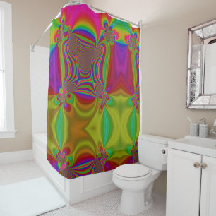Couleur givrée Verre Flare rideau de douche