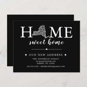 Couleur modifiable Faire-part de déplacement NEW Y