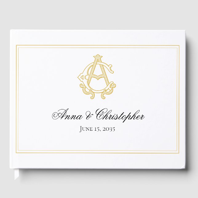 COULEUR MODIFIÉE AC Monogramme CA Monogramme Livre (Recto)