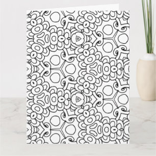 couleur moi mod fleurs carte de voeux