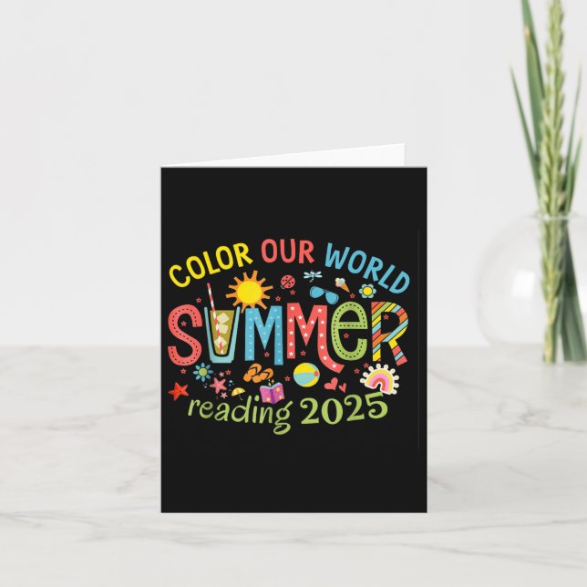 Couleur Notre Monde Été 2025 Programme de Lecture  (Devant)
