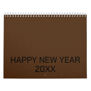 Couleur Nouveau personnalisation Calendrier du log