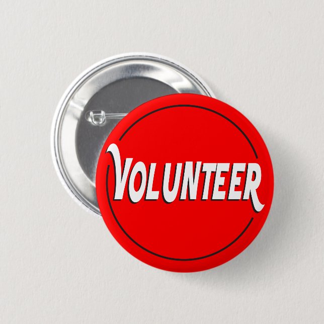 Couleur personnalisée du badge volontaire (Devant & derrière)