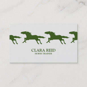 COULEUR PERSONNALISÉE DU Cheval   Carte de visite