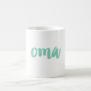 Couleur personnalisée Oma Grand-mère Mug   Grands-
