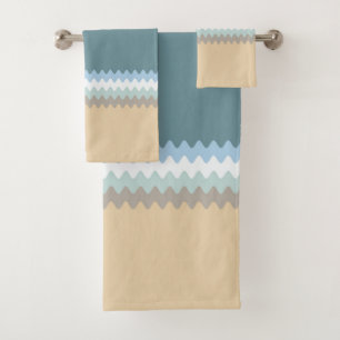 Couleur Plage - Sable Brown clair Beige Turquoise 