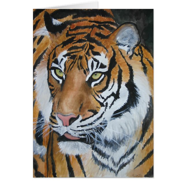 Couleur pour aquarelle de tigre (Devant)