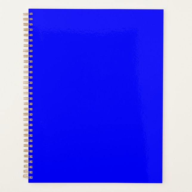 Couleur solide bleu néon (Devant)