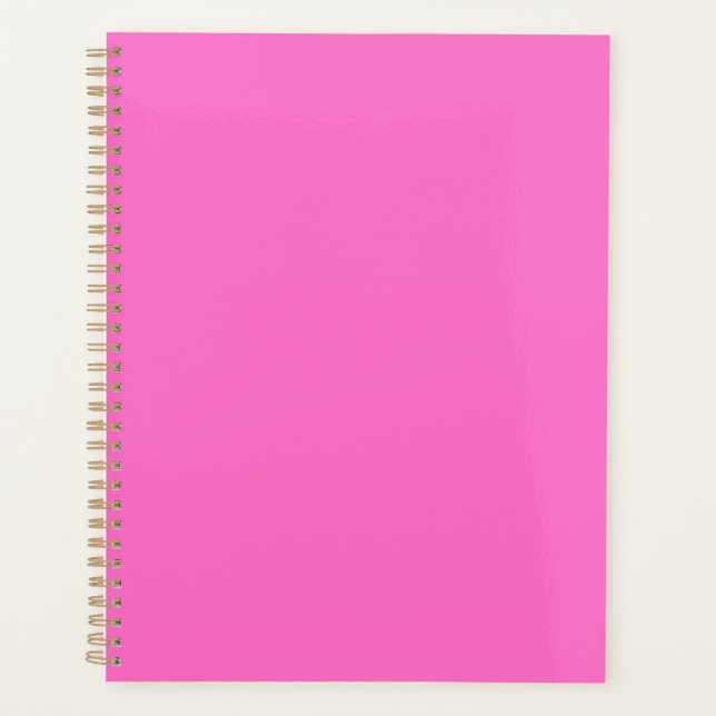 Couleur solide rose néon | Classique (Devant)