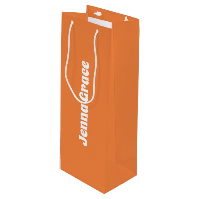 Couleur tendance - Sac cadeau de vin frais Tangeri (Devant Angle)