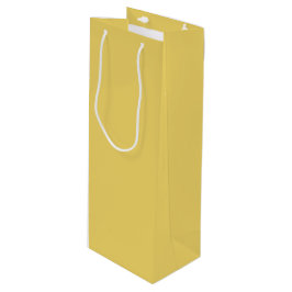 Couleur tendance - Sac cadeau de vin jaune doux
