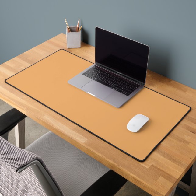 Couleur tendance Soft Orange Desk Mat (Bureau 2)