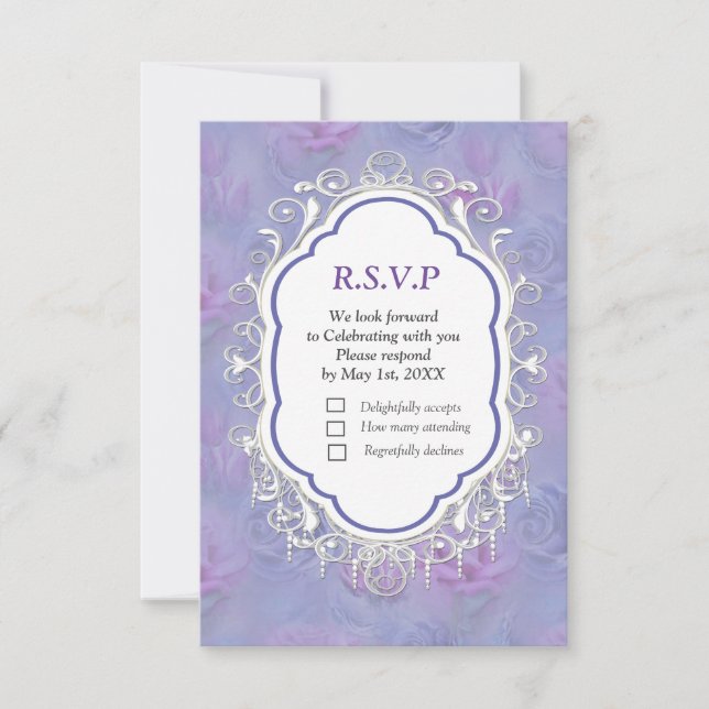 Couleur très peri-bleu-violet de l'année 2022 RSVP (Devant)