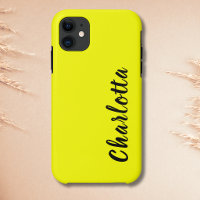 Couleur Uni Citron Néon | Personnaliser