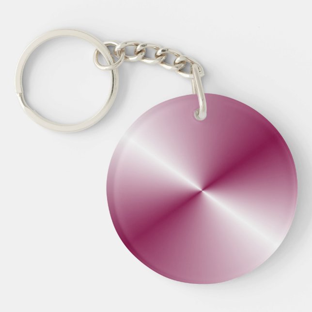 Couleur violet rose Élégant Modèle blanc personnal (Devant)