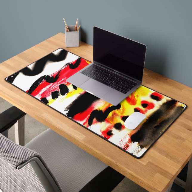 Couleurs Abstraites de couleur rouge rouge jaune (Bureau 2)