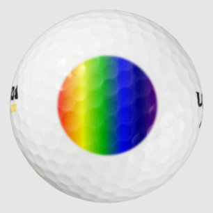 Couleurs arc-en-ciel 12 balles de golf
