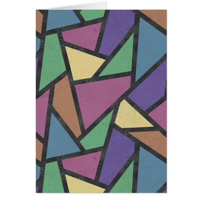 Couleurs arc-en-ciel en mosaïque motif (Devant)