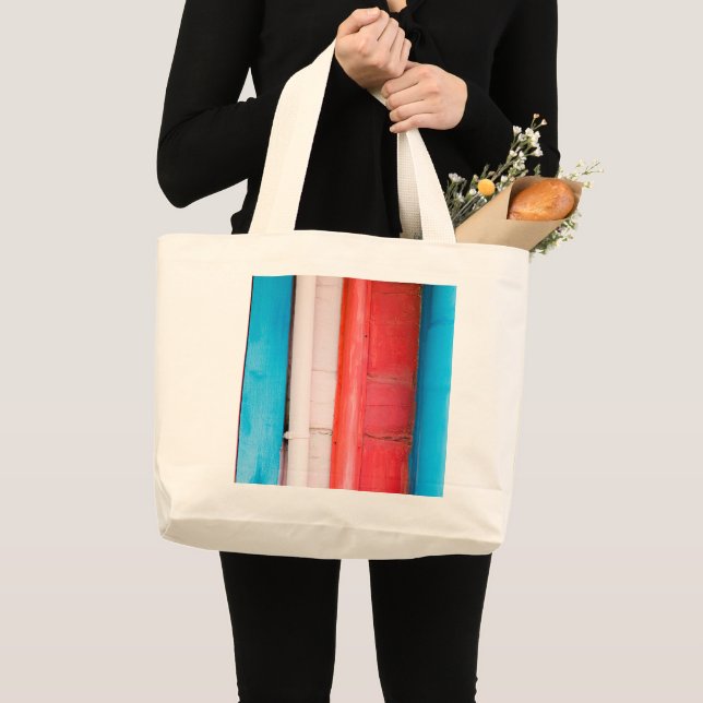 Couleurs caribéennes - grand sac fourre-tout abstr (Devant (produit))