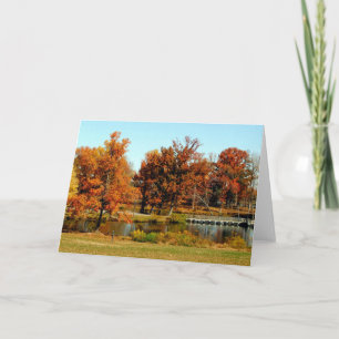 Couleurs D'Automne Du Parc - Carte Note