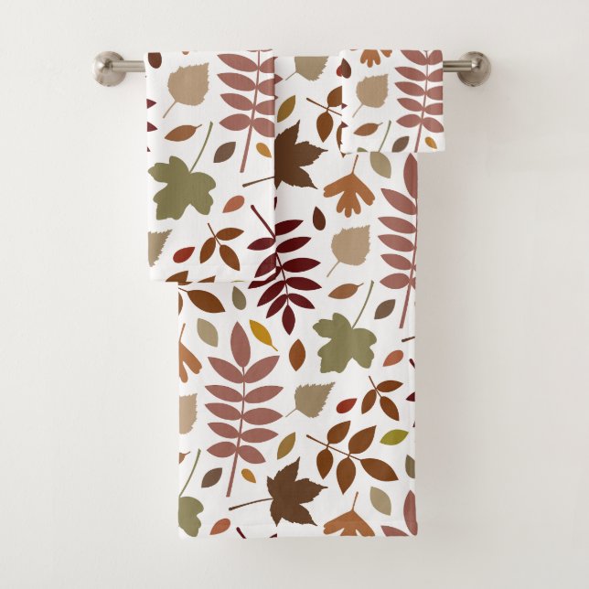 Couleurs d'automne en blanc pour les Feuilles tomb (En situation)