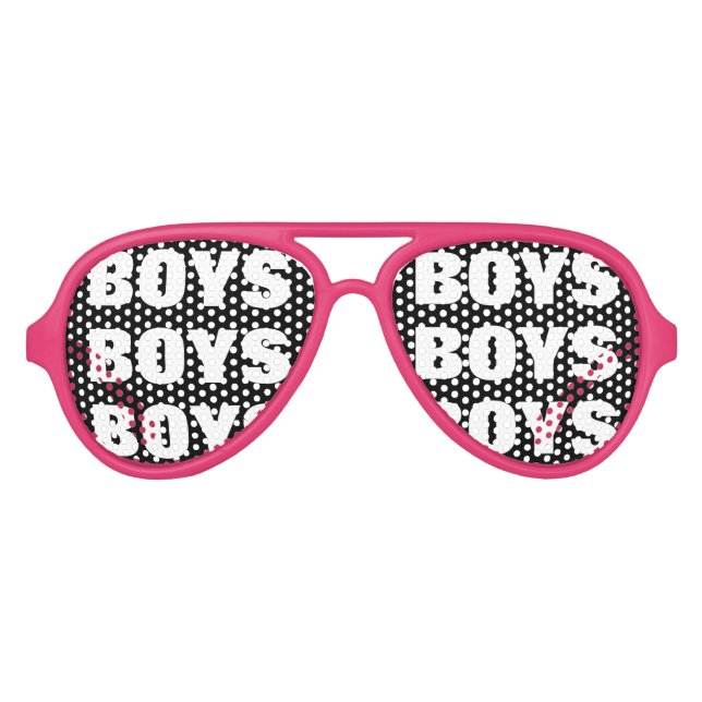 Couleurs de fête garçons et filles | Lunettes rose (Devant)