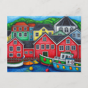 Couleurs de la carte postale Lunenburg