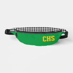 Couleurs de l'école INITIALES Checkerboard Team Fu
