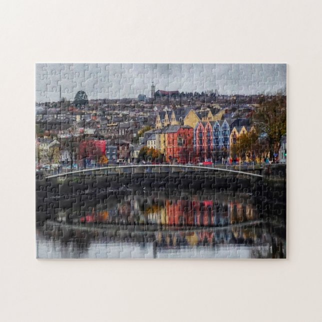 Couleurs de l'Irlande de liège dans le puzzle (Horizontal)