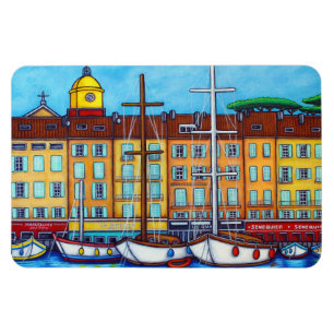 Couleurs de Saint-Tropez Magnet par Lisa Lorenz