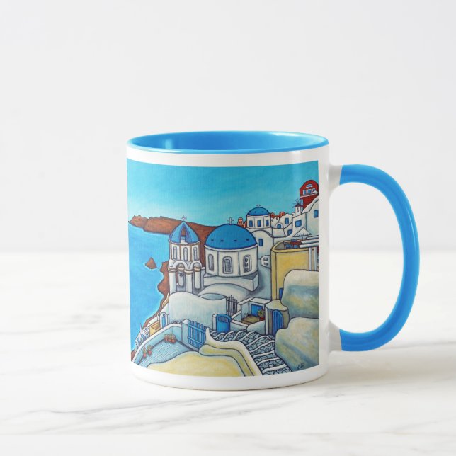 Couleurs de Santorin Mug (Droite)