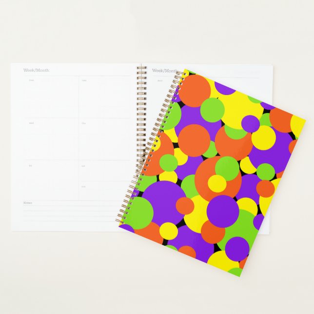 Couleurs d'Halloween | Cercles | (Devant avec enveloppe)