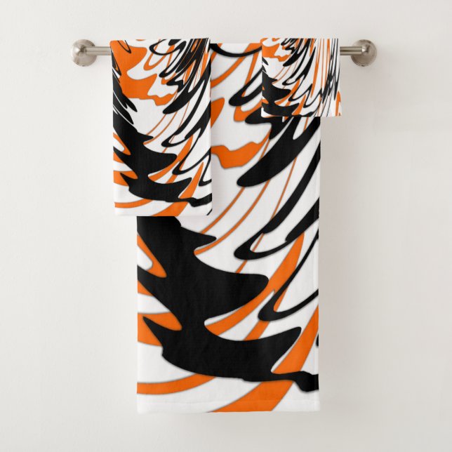 Couleurs du Bengale Orange et lignes noires (En situation)