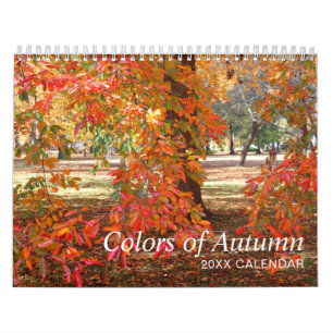 Couleurs du calendrier d'automne