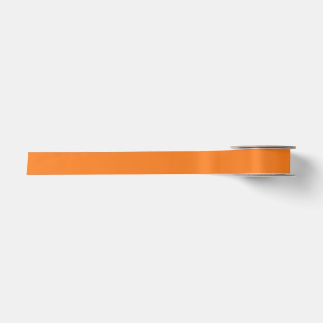 Couleurs éffrayantes - Ruban en satin orange (Devant)