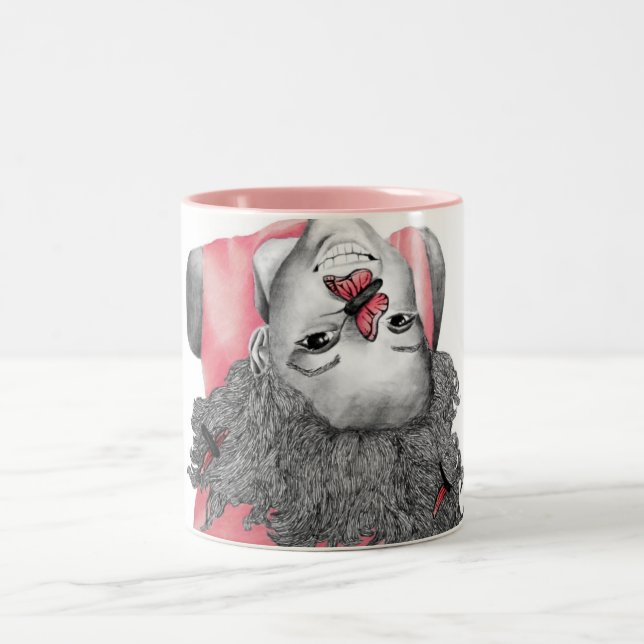 Couleurs Fille rose 2 - tasse (Centre)