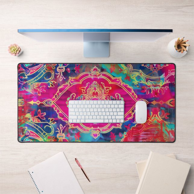 Couleurs néon de tapis persans (Bureau 1)