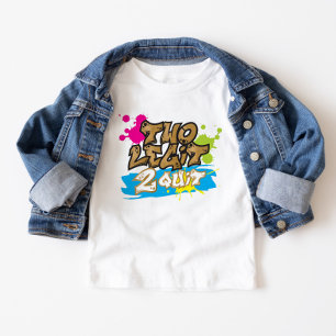 Couleurs néon Deux Legit 2 Quit Toddler T-shirt