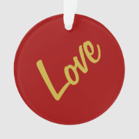 Couleurs Or Rouge Écarlate Amour Mariage Calligrap