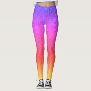 Couleurs pastel Tweed Texture Image, Leggings ZEA