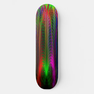 Couleurs Peacock Abstraites Skateboard