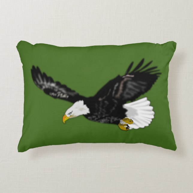 Couleurs personnalisées Accentuer Coussin avec aig (Devant)